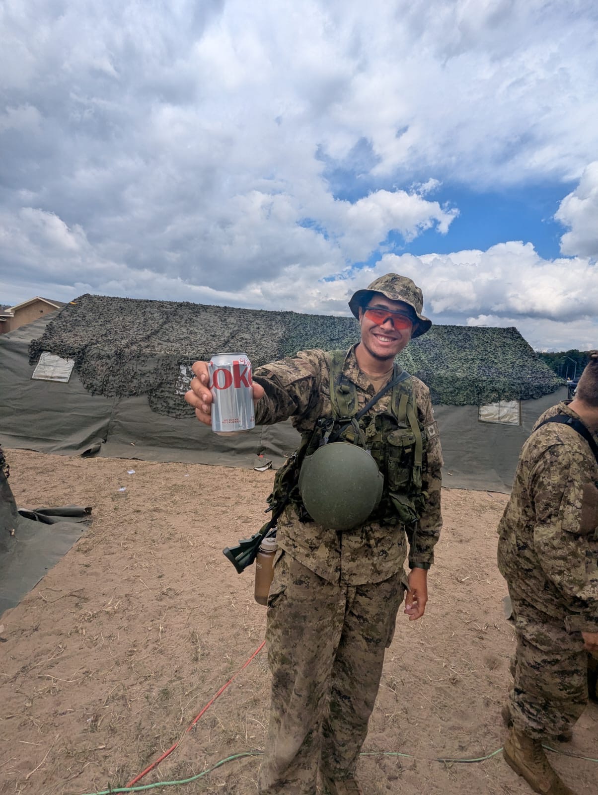 Picture of myself during EXERCISE ArrowHead Guardian